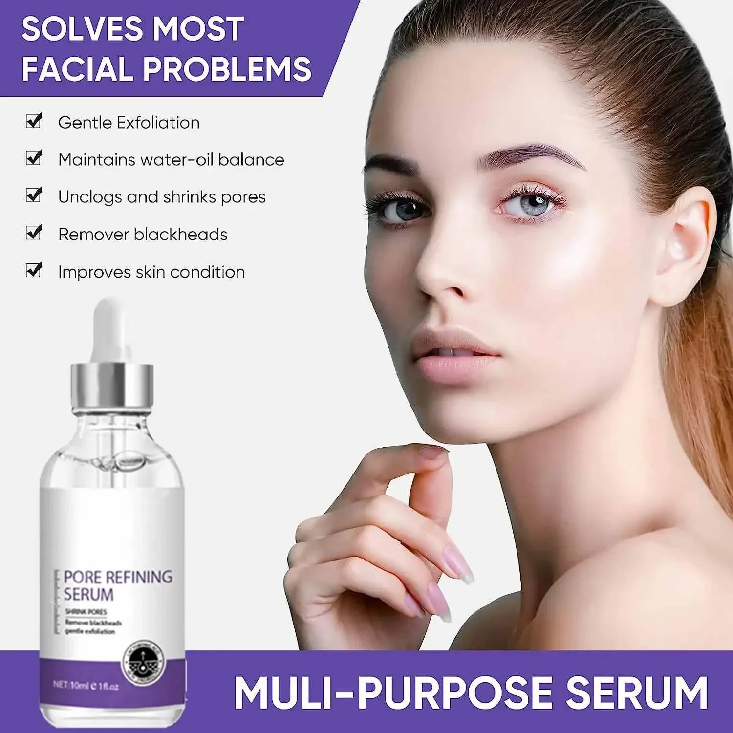 Sérum Magique Réducteur de Pores – Peau Lisse & Affinée