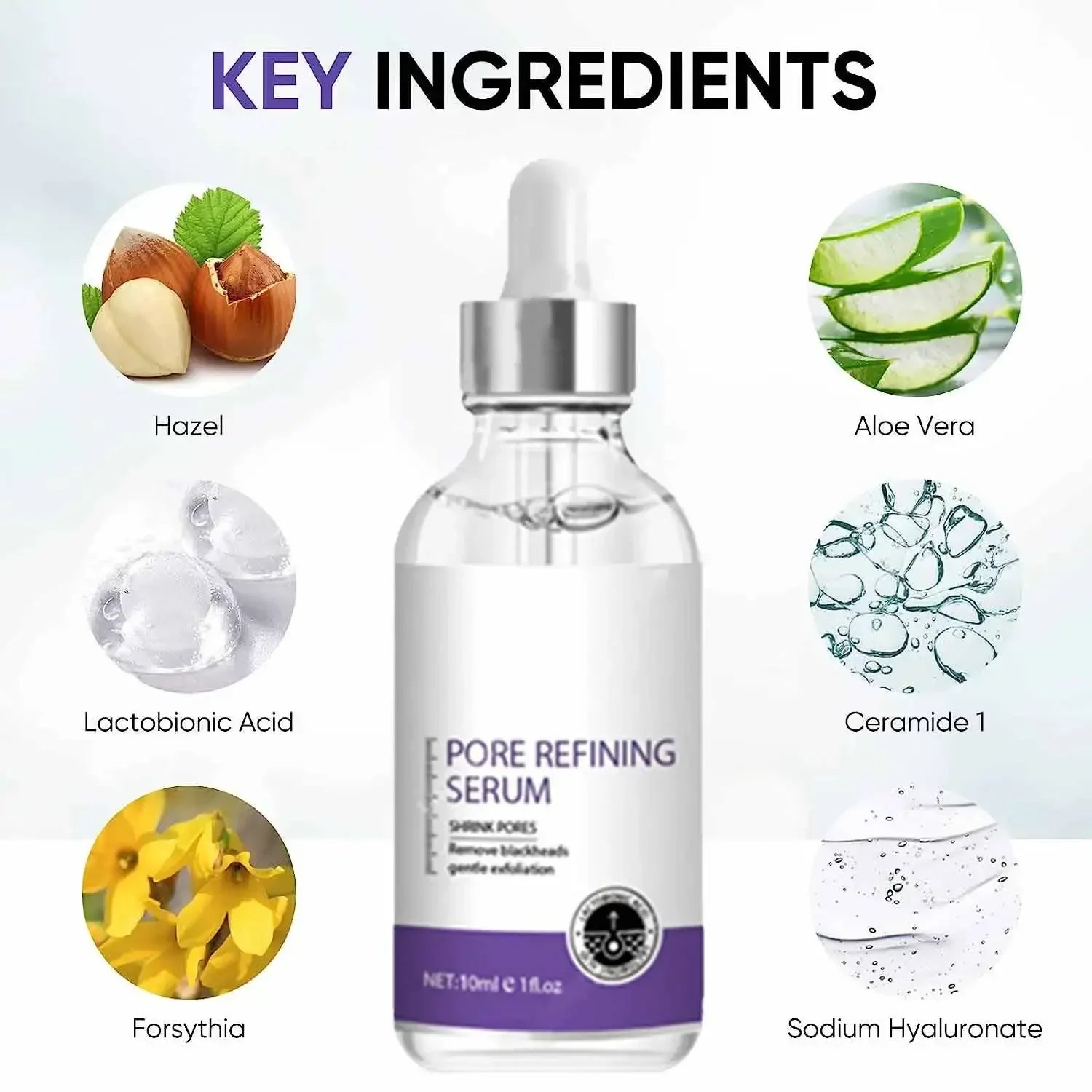 Sérum Magique Réducteur de Pores – Peau Lisse & Affinée